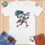 Physical Item S / White American Pride Basketball ~ Limited Edition "USA Excellence" ~ Softstyle T-Shirt