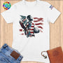 Physical Item S / White Basket Liberty ~ Limited Edition "USA Excellence" ~ Softstyle T-Shirt