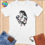 Physical Item S / White Fierce Boxer ~ Limited Edition "USA Excellence" ~ Softstyle T-Shirt