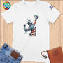 Physical Item S / White Liberty Volley ~ Limited Edition "USA Excellence" ~ Softstyle T-Shirt