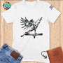 Physical Item S / White Patriotic Gymnastic Wings ~ Limited Edition "USA Excellence" ~ Softstyle T-Shirt