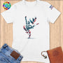 Physical Item S / White Patriotic Poised Liberty ~ Limited Edition "USA Excellence" ~ Softstyle T-Shirt