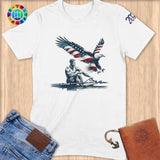 Physical Item S / White Patriotic Rower and Eagle ~ Limited Edition