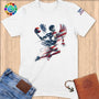 Physical Item S / White Soaring Dunk ~ Limited Edition "USA Excellence" ~ Softstyle T-Shirt