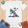 Physical Item S / White Vibrant Liberty Volleyball ~ Limited Edition "USA Excellence" ~ Softstyle T-Shirt