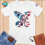 Physical Item S / White Winged Wheels~Limited Edition 2024 "USA Excellence" ~ Softstyle T-Shirt