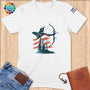 Physical Item S / White Archery Liberty ~ Limited Edition 2024 "USA Excellence" ~ Softstyle T-Shirt