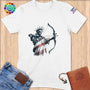 Physical Item S / White Archery Liberty ~ Limited Edition 2024 "USA Excellence" ~ Softstyle T-Shirt