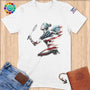 Physical Item S / White Badminton Hero ~ Limited Edition 2024 "USA Excellence" ~ Softstyle T-Shirt