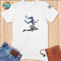 Physical Item S / White Elite USA Badminton ~ Limited Edition 2024 "USA Excellence" ~ Softstyle T-Shirt