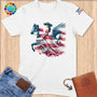 Physical Item S / White Equestrian Breeze~Limited Edition 2024 "USA Excellence" ~ Softstyle T-Shirt