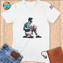 Physical Item S / White Handball Patriot ~ Limited Edition 2024 "USA Excellence" ~ Softstyle T-Shirt