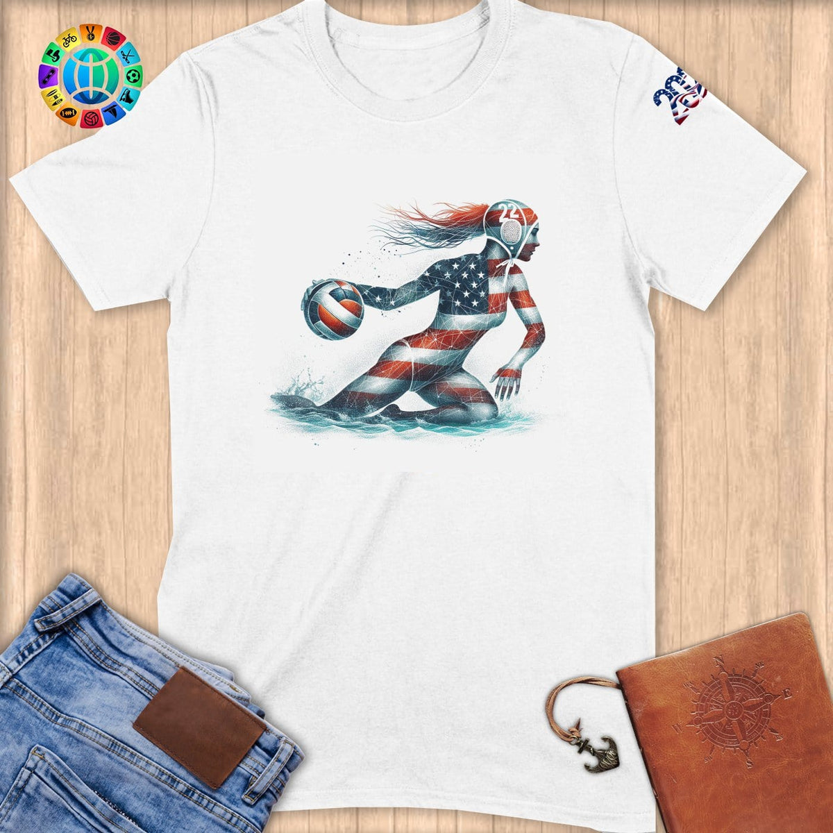 Physical Item S / White Handball Pride ~ Limited Edition 2024 "USA Excellence" ~ Softstyle T-Shirt