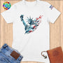 Physical Item S / White Liberty Power ~ Limited Edition 2024 "USA Excellence" ~ Softstyle T-Shirt