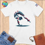 Physical Item S / White Patriotic Gymnast Eagle ~ Limited Edition "USA Excellence" ~ Softstyle T-Shirt