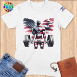 Physical Item S / White Patriotic Strength Powerlifter ~ Limited Edition 