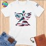 Physical Item S / White Robed Wrestler~Limited Edition 2024 "USA Excellence" ~ Softstyle T-Shirt