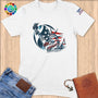 Physical Item S / White Sailing Lady ~ Limited Edition 2024 "USA Excellence" ~ Softstyle T-Shirt