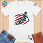 Physical Item S / White Surfing America ~ Limited Edition 2024 "USA Excellence" ~ Softstyle T-Shirt