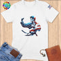 Physical Item S / White Taekwondo Patriotic ~ Limited Edition 2024 "USA Excellence" ~ Softstyle T-Shirt