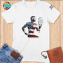 Physical Item S / White Tennis Freedom ~ Limited Edition 2024 "USA Excellence" ~ Softstyle T-Shirt