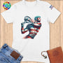 Physical Item S / White Tennis Glory ~ Limited Edition 2024 "USA Excellence" ~ Softstyle T-Shirt