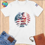 Physical Item S / White Tennis Patriotic ~ Limited Edition 2024 "USA Excellence" ~ Softstyle T-Shirt