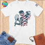 Physical Item S / White Tennis Spirit~Limited Edition 2024 "USA Excellence" ~ Softstyle T-Shirt