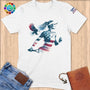 Physical Item S / White Tennis Wings~Limited Edition 2024 "USA Excellence" ~ Softstyle T-Shirt
