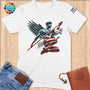 Physical Item S / White Vault Determination~Limited Edition 2024 "USA Excellence" ~ Softstyle T-Shirt
