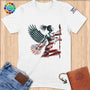 Physical Item S / White Vaulted Wings~Limited Edition 2024 "USA Excellence" ~ Softstyle T-Shirt