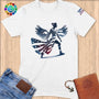 Physical Item S / White Winged Wrestler~Limited Edition 2024 "USA Excellence" ~ Softstyle T-Shirt